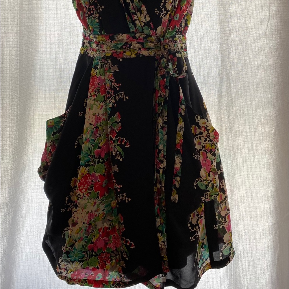 Unique dress colorful 2 pockets . Beautiful ! - Picture 3 of 11